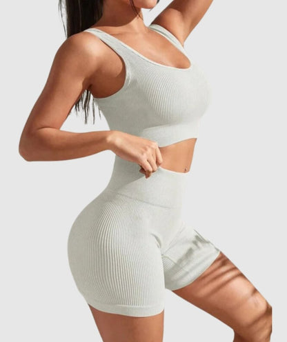 NEW ARRIVAL PGW Seamless ribbed yoga set - PERFORMANCE GYM WEAR