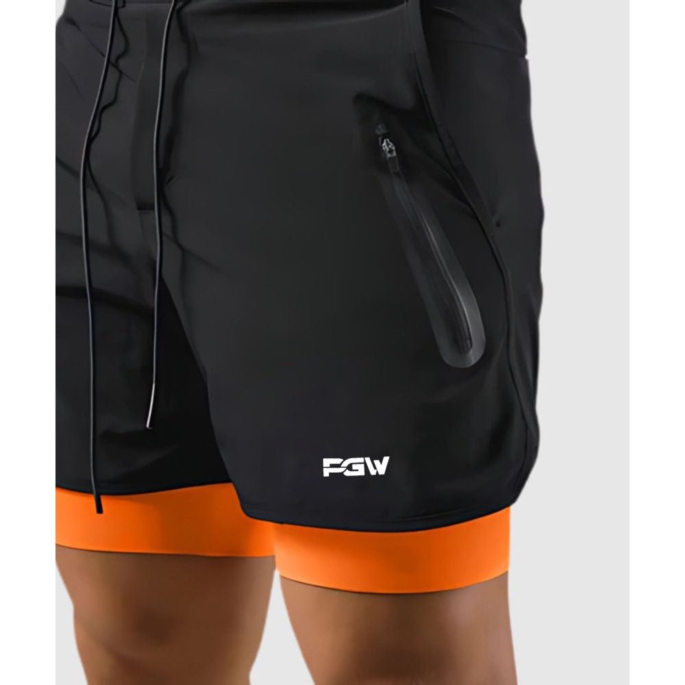 PGW 2 in 1 Shorts - PERFORMANCE GYM WEAR