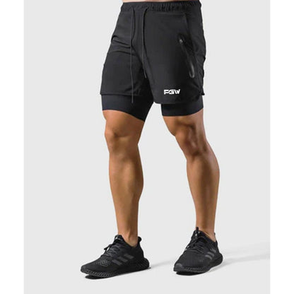 PGW 2 in 1 Shorts - PERFORMANCE GYM WEAR