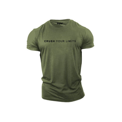 PGW CRUSH YOUR LIMITS T-Shirt - PERFORMANCE GYM WEAR