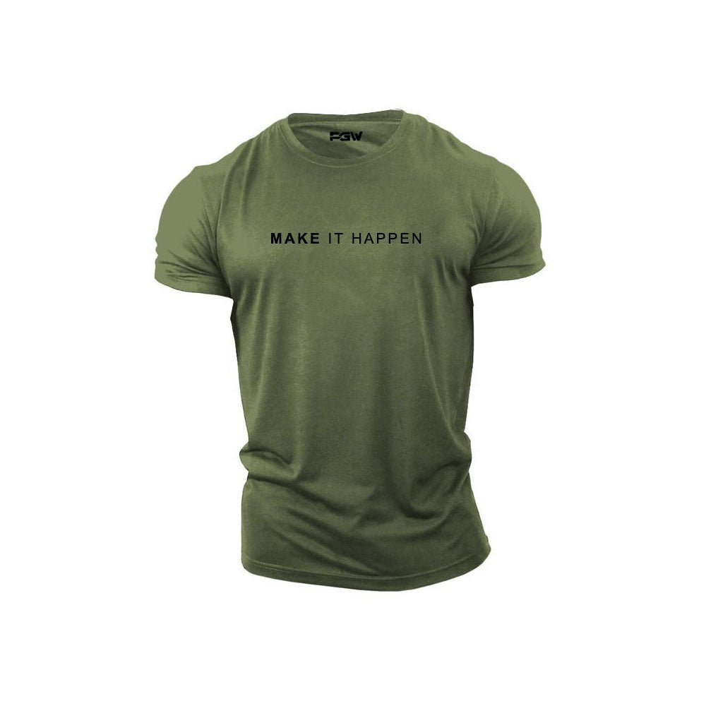 PGW Make It Happen T-shirt - PERFORMANCE GYM WEAR