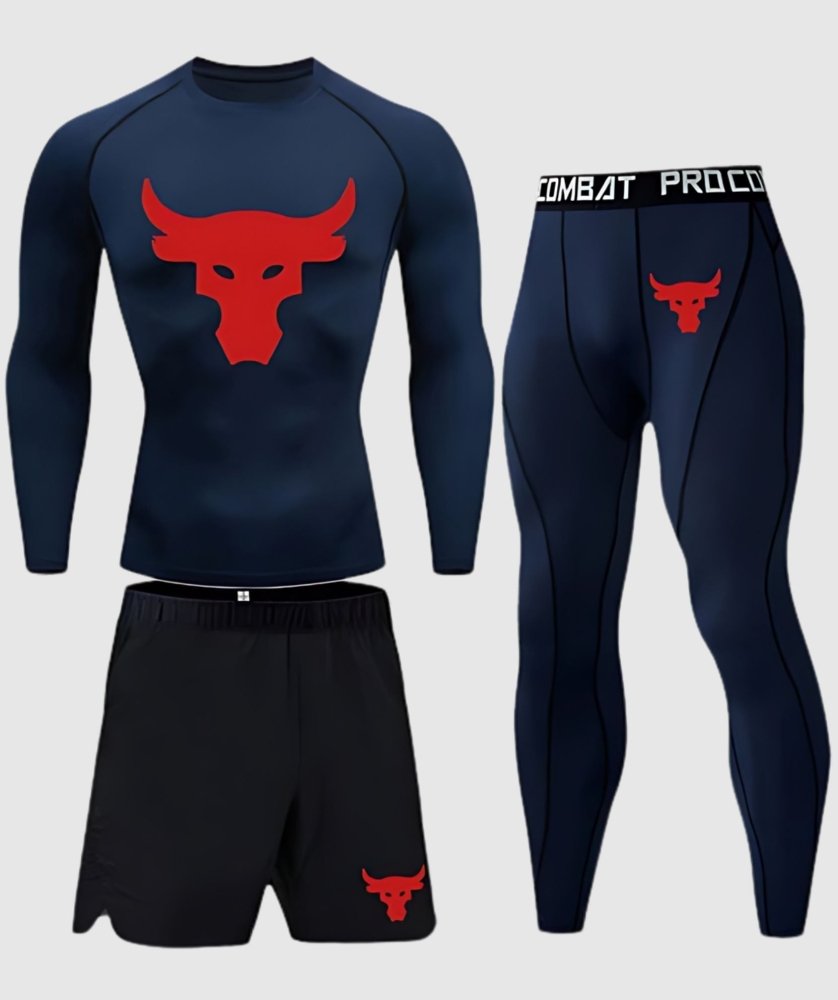 PGW Power Bull 3 - set Red EDITION Combat Series - PERFORMANCE GYM WEAR