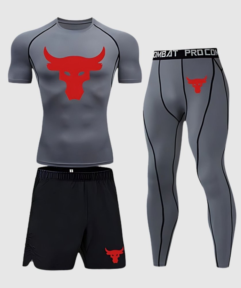 PGW Power Bull 3 - set Red EDITION Combat Series - PERFORMANCE GYM WEAR