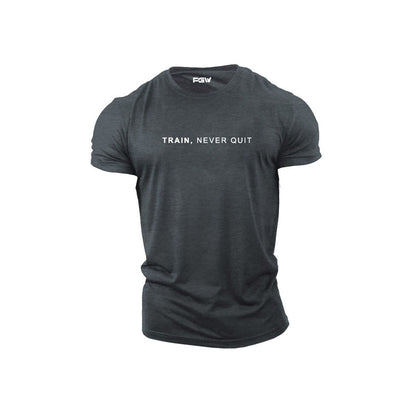 PGW Train, Never Quit T-shirt - PERFORMANCE GYM WEAR