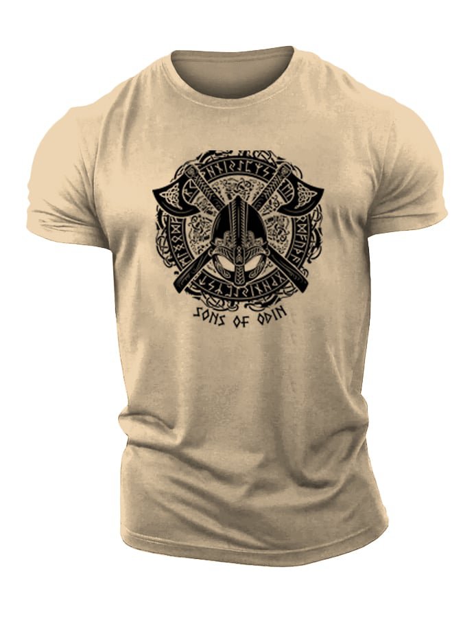 PGW Viking Odin Axes T - shirt - PERFORMANCE GYM WEAR