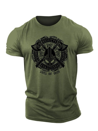 PGW Viking Odin Axes T - shirt - PERFORMANCE GYM WEAR